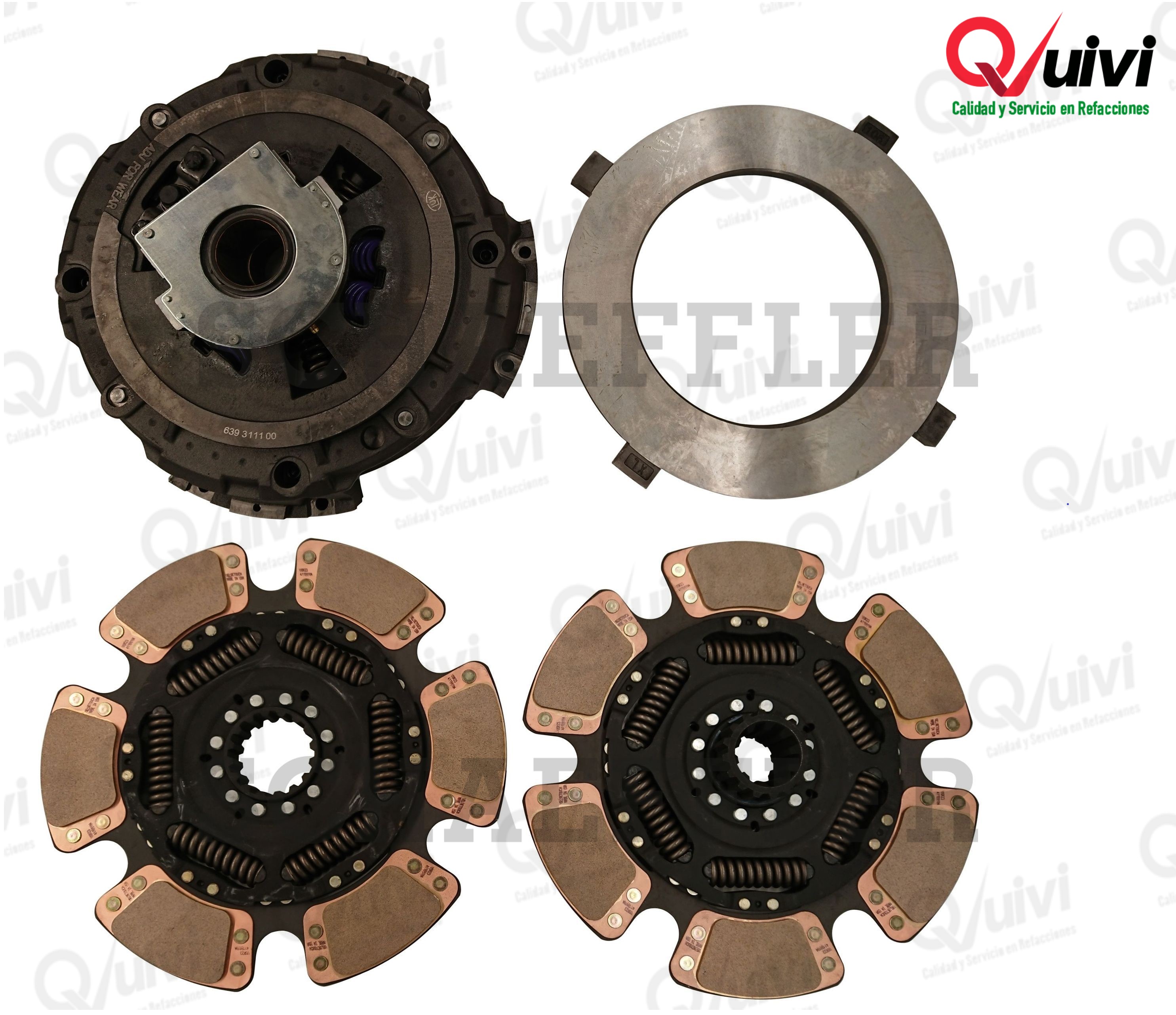 REPSET EMBRAGUE FREIGHTLINER KENWORTH INTERNATIONAL 375-460 HP